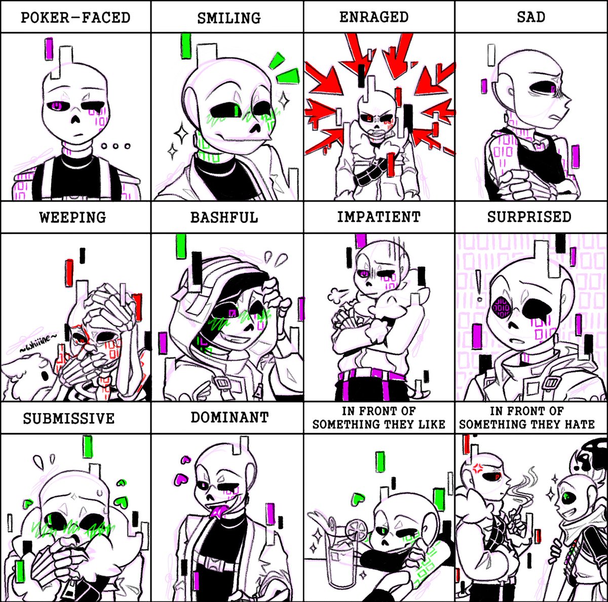 ParadoxicalSage's tweet photo. I was so tempted to fully colour this cause of Mercy’s colour coding but that was going to take waaaay too long so I compromised lol

#undertale #undertaleAU #Missingtale #MercySans https://t.co/gM4weLsMDp