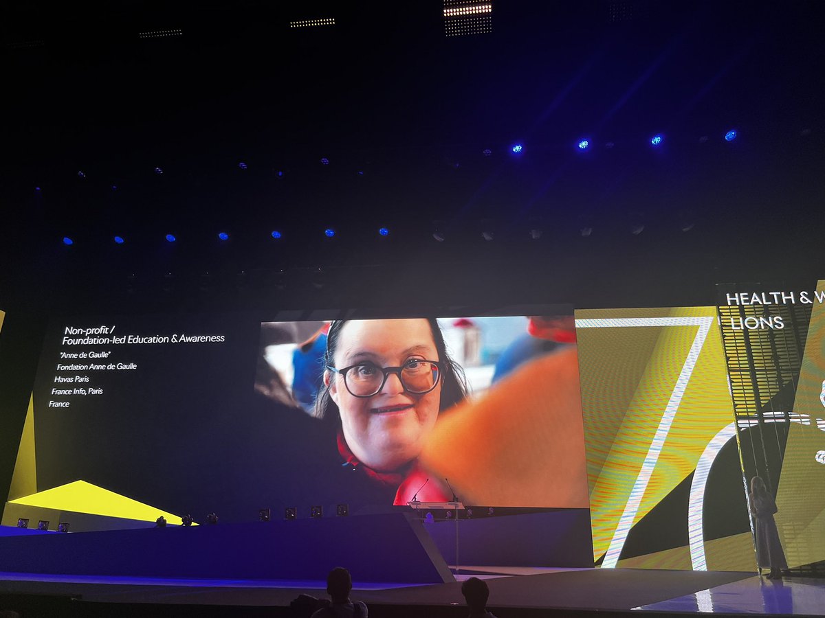 Mayada Boulos (@mayadaba) on Twitter photo Grande cause à défendre. Puissance de l’idée. Force de l’exé. Et surtout, surtout, le Kairos. 2 gold aux #CannesLions2023, c’est <a href="/HavasParis/">Havas Paris</a> ! Woaw ! Merci pour votre confiance
<a href="/Fondation_AdG/">Fondation Anne de Gaulle</a> <a href="/GroupeADP/">Groupe ADP</a> @Franceinfo <a href="/JCDecaux_France/">JCDecaux France</a> Grande cause à défendre. Puissance de l’idée. Force de l’exé. Et surtout, surtout, le Kairos. 2 gold aux #CannesLions2023, c’est <a href="/HavasParis/">Havas Paris</a> ! Woaw ! Merci pour votre confiance
<a href="/Fondation_AdG/">Fondation Anne de Gaulle</a> <a href="/GroupeADP/">Groupe ADP</a> @Franceinfo <a href="/JCDecaux_France/">JCDecaux France</a>