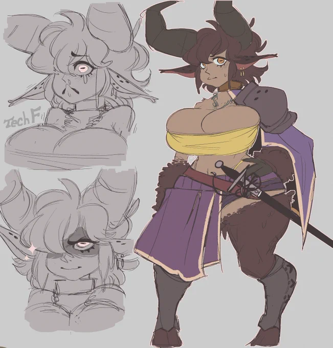 been playing D&D with some pals recently and decided to give my character a look at the last minute