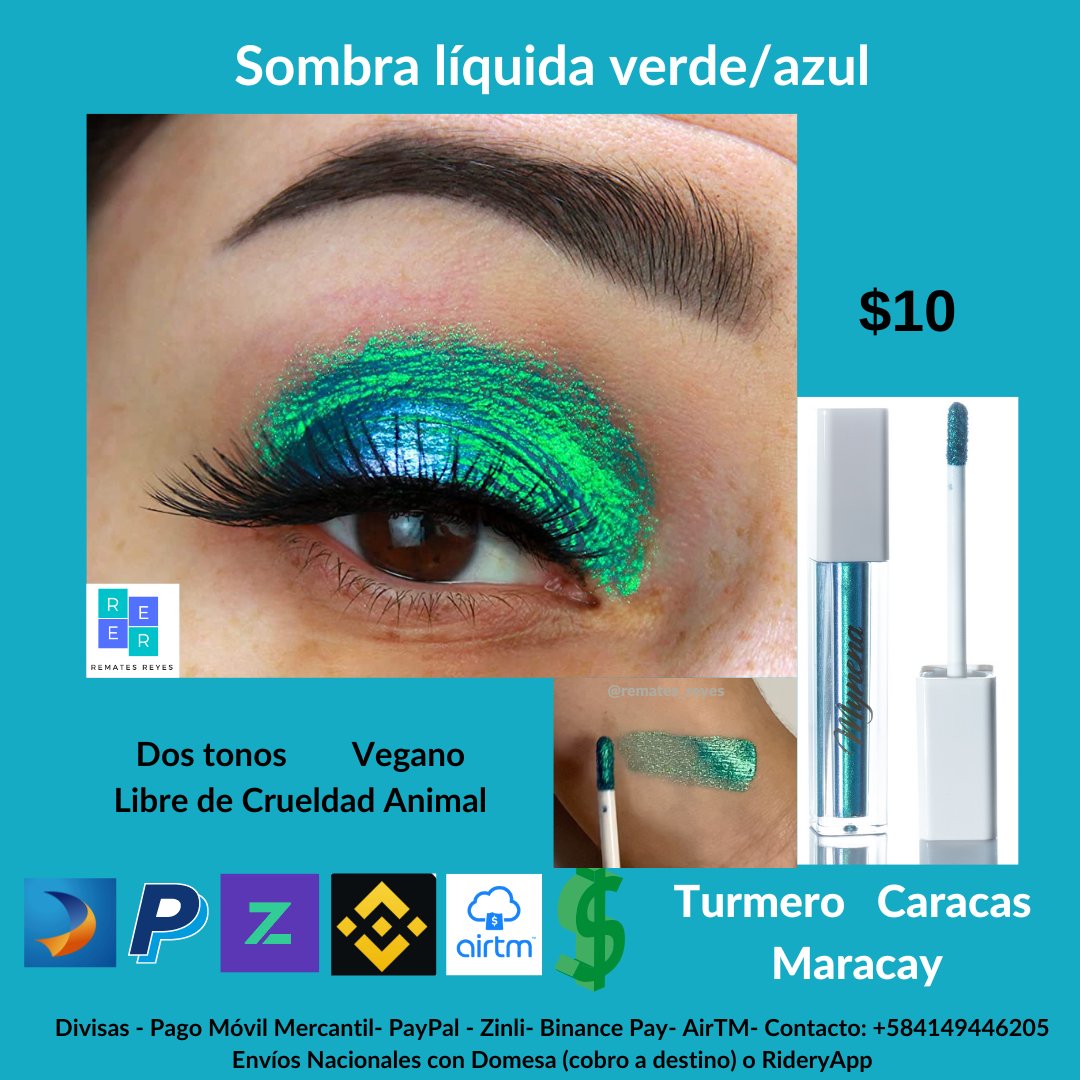Remates_Reyes's tweet photo. Maquillaje disponible en #maracay #turmero y #caracas
#Crueltyfree #vegancosmetic #Rider #domesa #PayPal https://t.co/7C7l6dIkhc