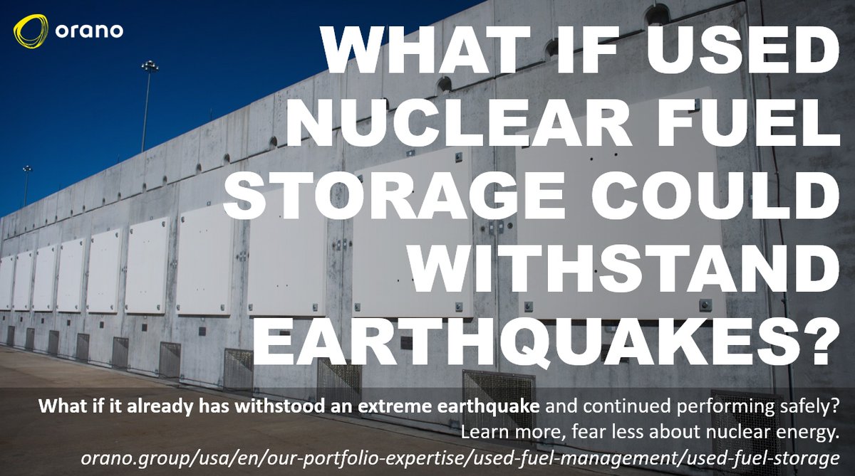 Orano_usa's tweet photo. **WHAT IF** used nuclear fuel storage could withstand earthquakes?
What if it already has withstood an extreme earthquake and continued performing safely?
#LearnMoreFearLess #NUHOMS
https://t.co/Fa8coT44yL https://t.co/E3ujvCdbTf