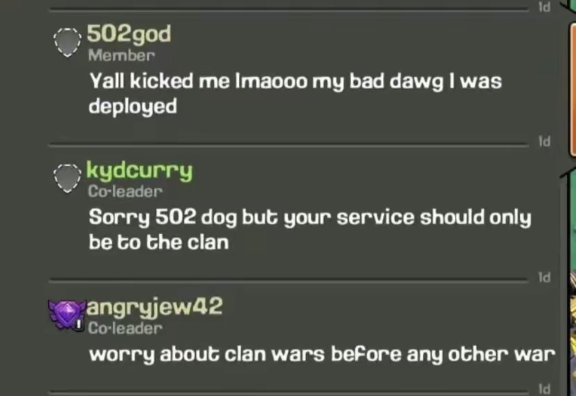 FadeHubb's tweet photo. Clash of clans is crazy https://t.co/OtDYXIL256