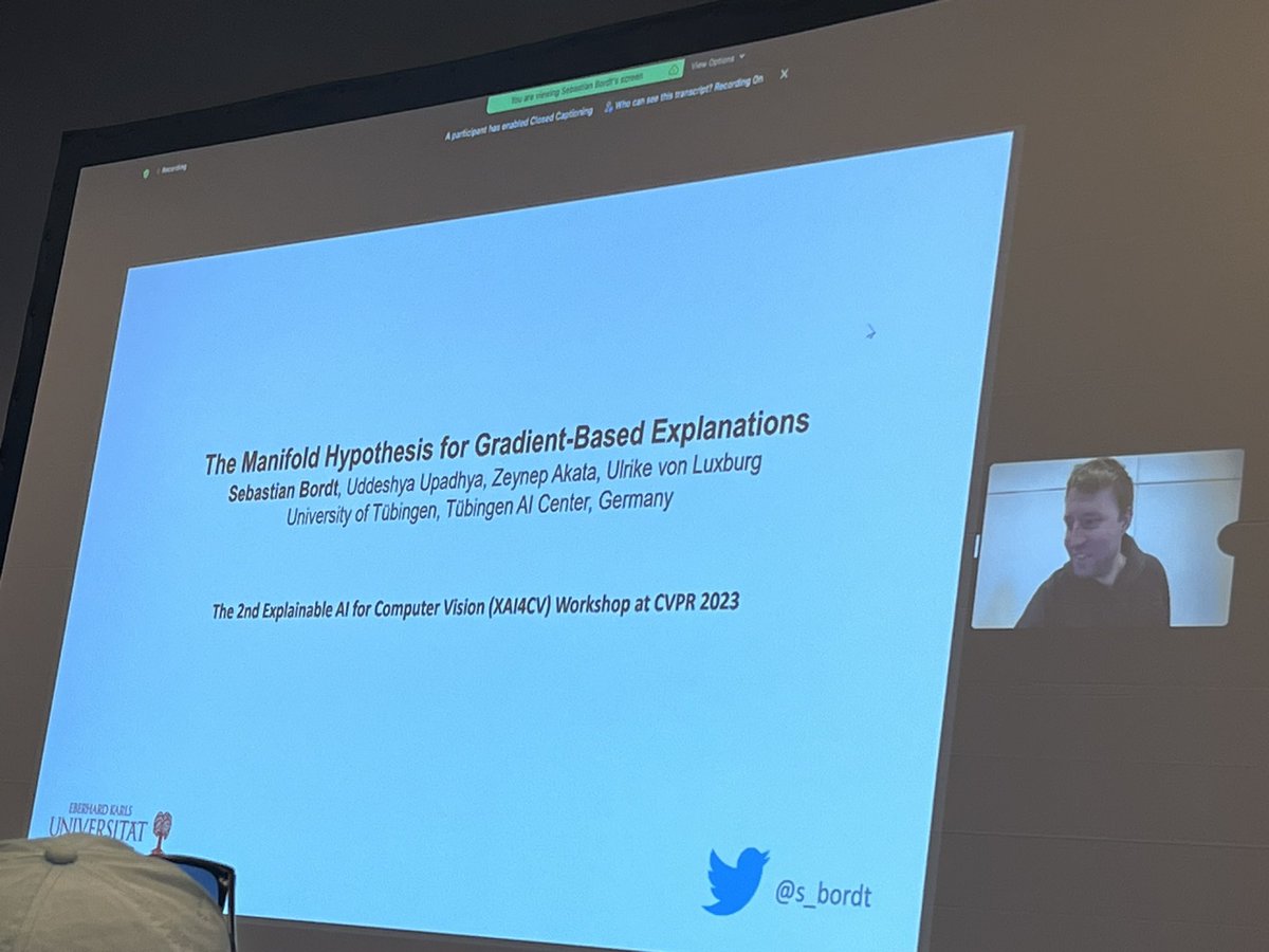 deeptigp's tweet photo. Our first set of spotlight talks have started. Join us in room 121-122 #XAI4CV #CVPR2023 https://t.co/ScgVc5EC5v