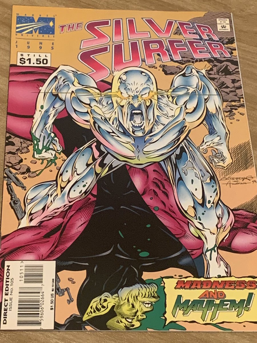 I snatched this up in a heartbeat, being a fan of Kl’rt the Super Skrull. Even if he does take a beating from the Silver Surfer in this issue. I was even pleasantly surprised at the Tom Grindberg art inside. I wasn’t a fan of his earlier #MarvelCosmic work but this looks nice.