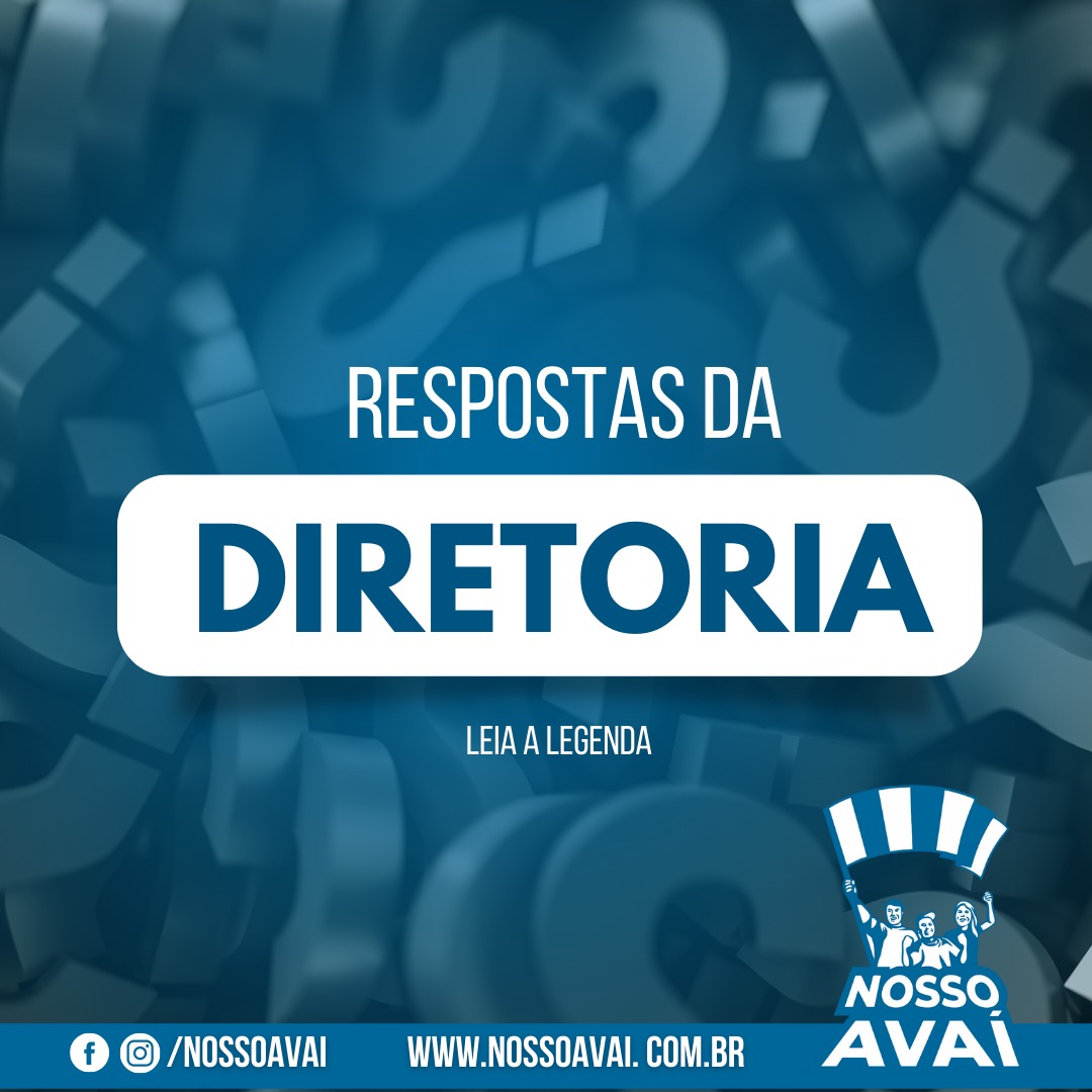 Recentemente, listamos alguns aspectos que colocaram em xeque a estrutura do Departamento de Futebol do Avaí, e enviamos à Diretoria nossas críticas e questionamentos. Confira as respostas que recebemos. nossoavai.com.br/2023/06/18/res…