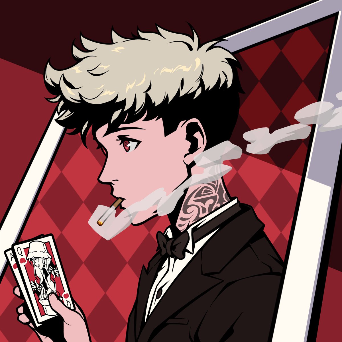 SteveG60117's tweet photo. Name a more iconic duo.

I may not be able to make Vegas, but Ace and Valentine are ready to go. 

@Azuki #NEONGARDEN https://t.co/MY87TwSPQ6