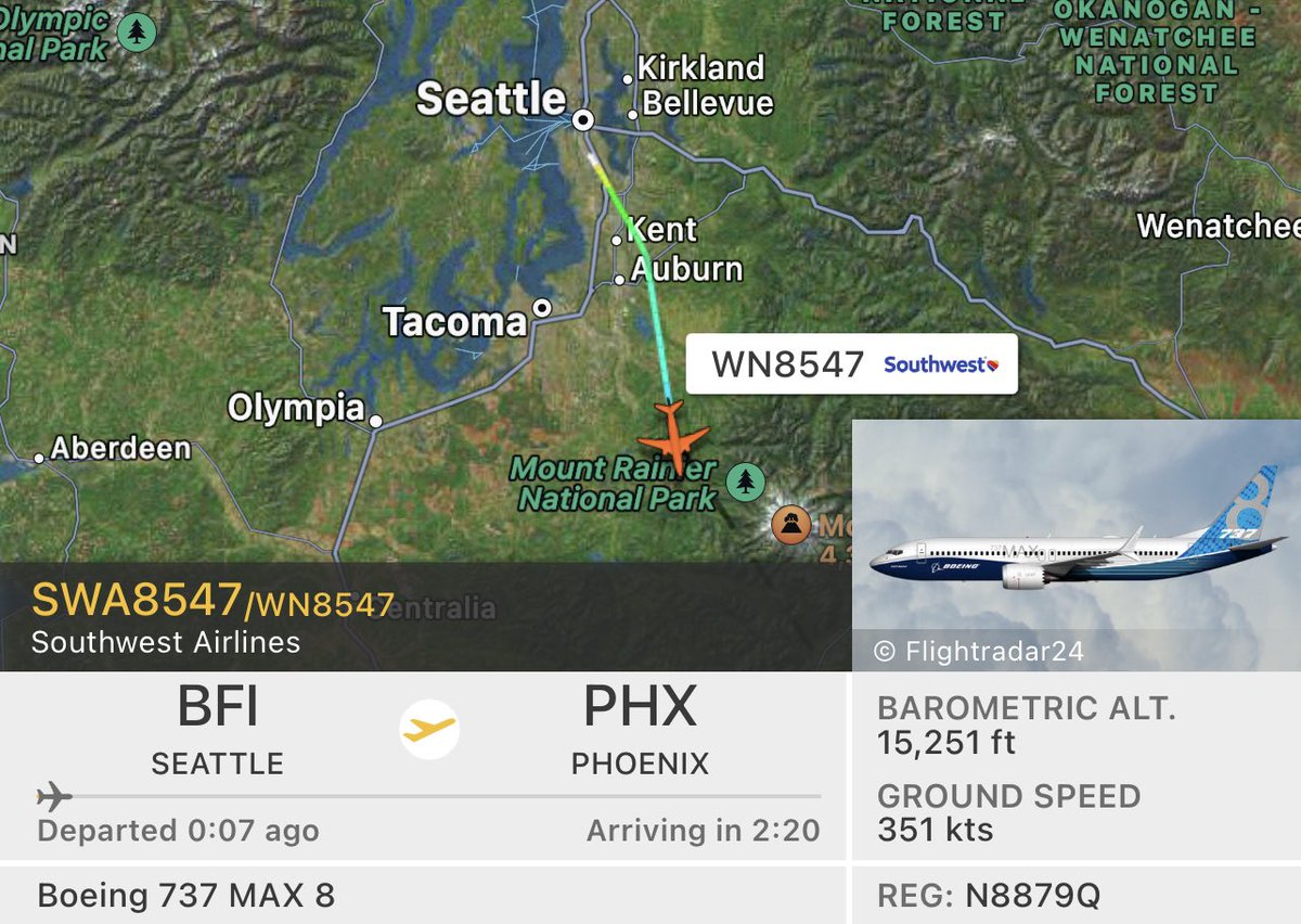 RT @NikPhillips666: On delivery to Southwest Airlines is Boeing 737 MAX 8, N8879Q, from Boeing Field https://t.co/HZUeVoltUk