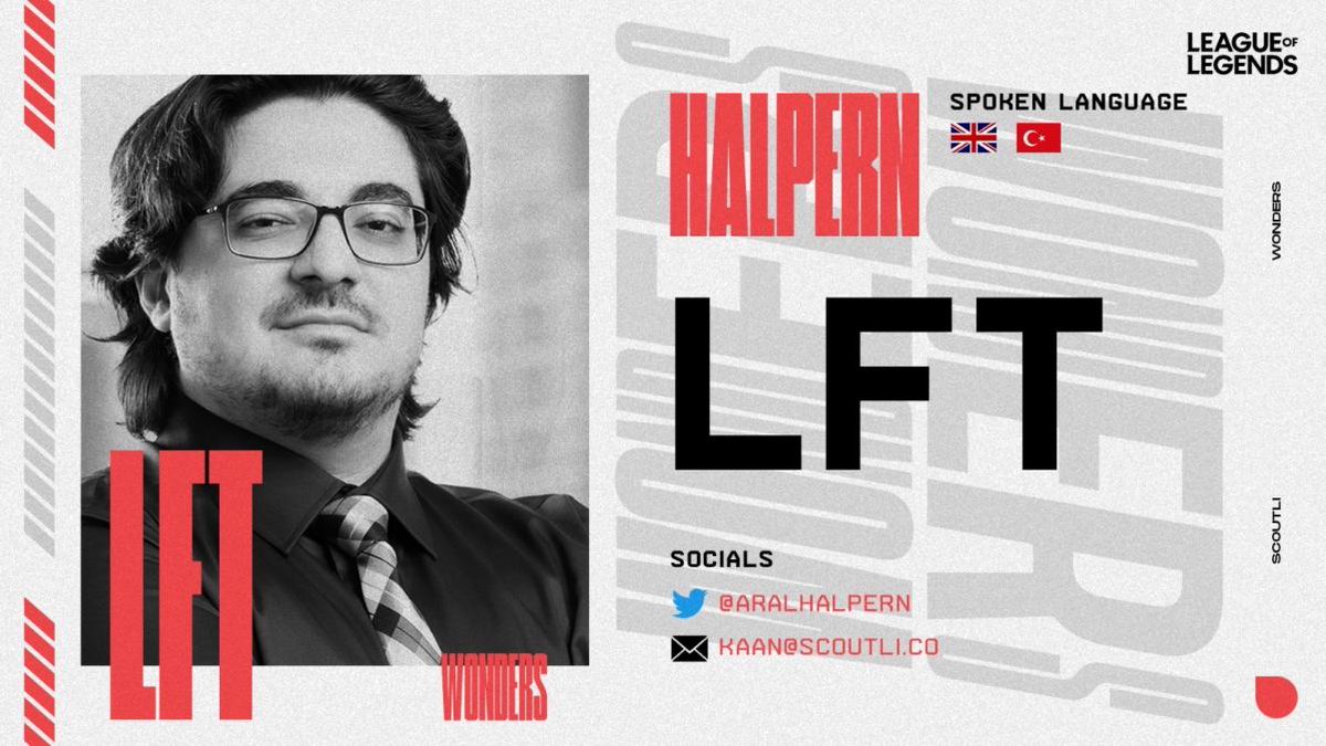 Aralhalpern's tweet photo. I’m LFT for the summer split as a Coach - Analyst - Caster. Open to offers from any regions. 

Contact via DMs or kaan@scoutli.co - @kaaninthe 

Like and RTs are appreciated https://t.co/DNyiCC2e1N