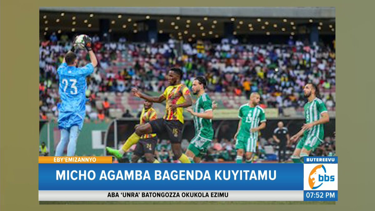 bbstvug's tweet photo. Omutendesi wa ttiimu y'Eggwanga ey'Omupiira ogw'ebigere eya Uganda Cranes Milutin Serdjovic Micho aggumiza bannayuganda nga ttiimu bwekyalina omukisa oguyitamu okuzannya mu mpaka eza Africa cup of Nations ez'akamalirizo
Uganda Cranes egenda kusembyayo ku ttunka ne Niger mu mpaka ez'okusunsulamu. #BBSKATI #BBSGambuuze #BBSAgeesigika
