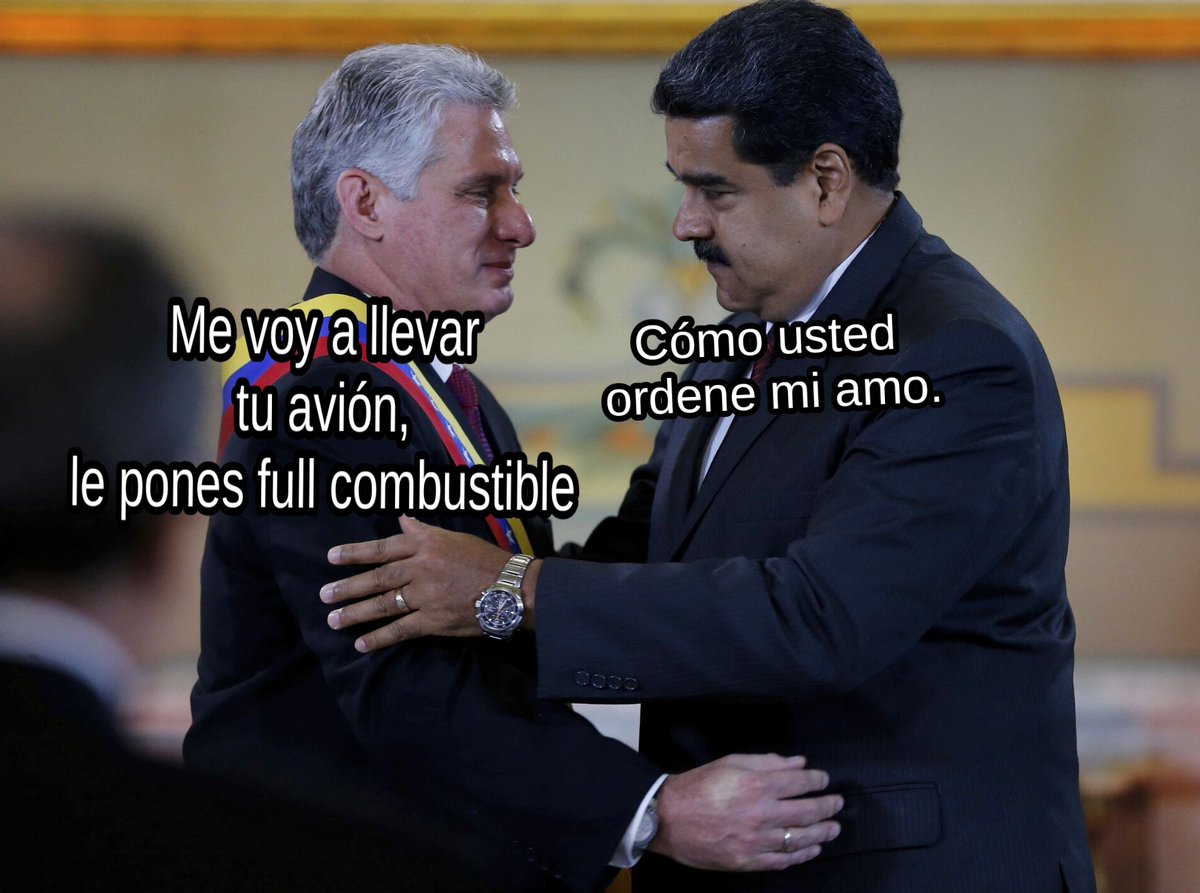 NelsoredG's tweet photo. Maduro como buen Cachorro de Cuba, entregó el avión de Conviasa a Díaz Canel, para que pudiera disfrutar de su gira Europea.

El avión con el tanque full y con los viáticos pagos para recargar más combustible dónde llegue, todo pagado con el dinero de los pobres Venezolanos. https://t.co/BgWFl04lBN