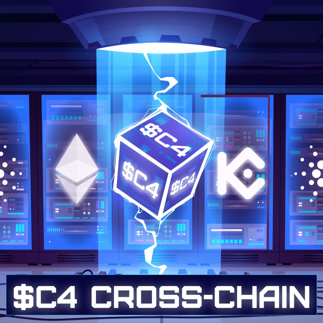 $C4 becoming a cross-chain token in next quarter is a crucial step toward promoting mass adoption of Swamplands applications and increasing demand for $C4🐊🔥

Tag your friends from other chains that you think should know about this 👀🤗

#Cardano #Eth #KCC #CrossChain