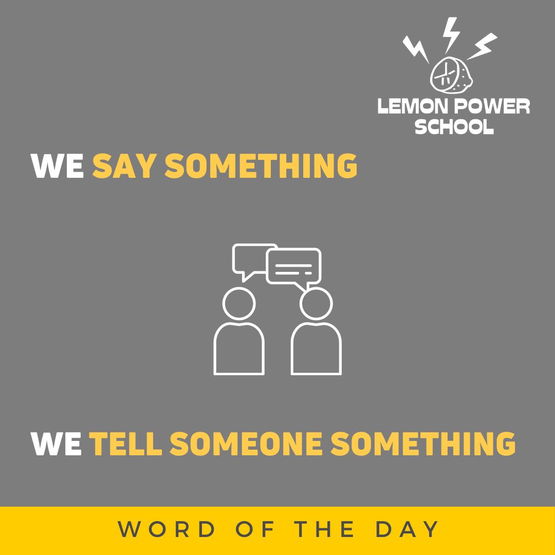 tlteducation's tweet image. 🍋🇬🇧⚡️ SAY or TELL? ¿Alguna vez te entran dudas sobre cuál tienes que usar? ¡Esto no te pasará nunca más desde hoy con este post! 🙌🏼

Elige la opción que mejor encaja en esta frase:

She _____ goodbye and then she left.

1. said
2. told

¡Síguenos para más #lemontips ! 💪🏼⚡️