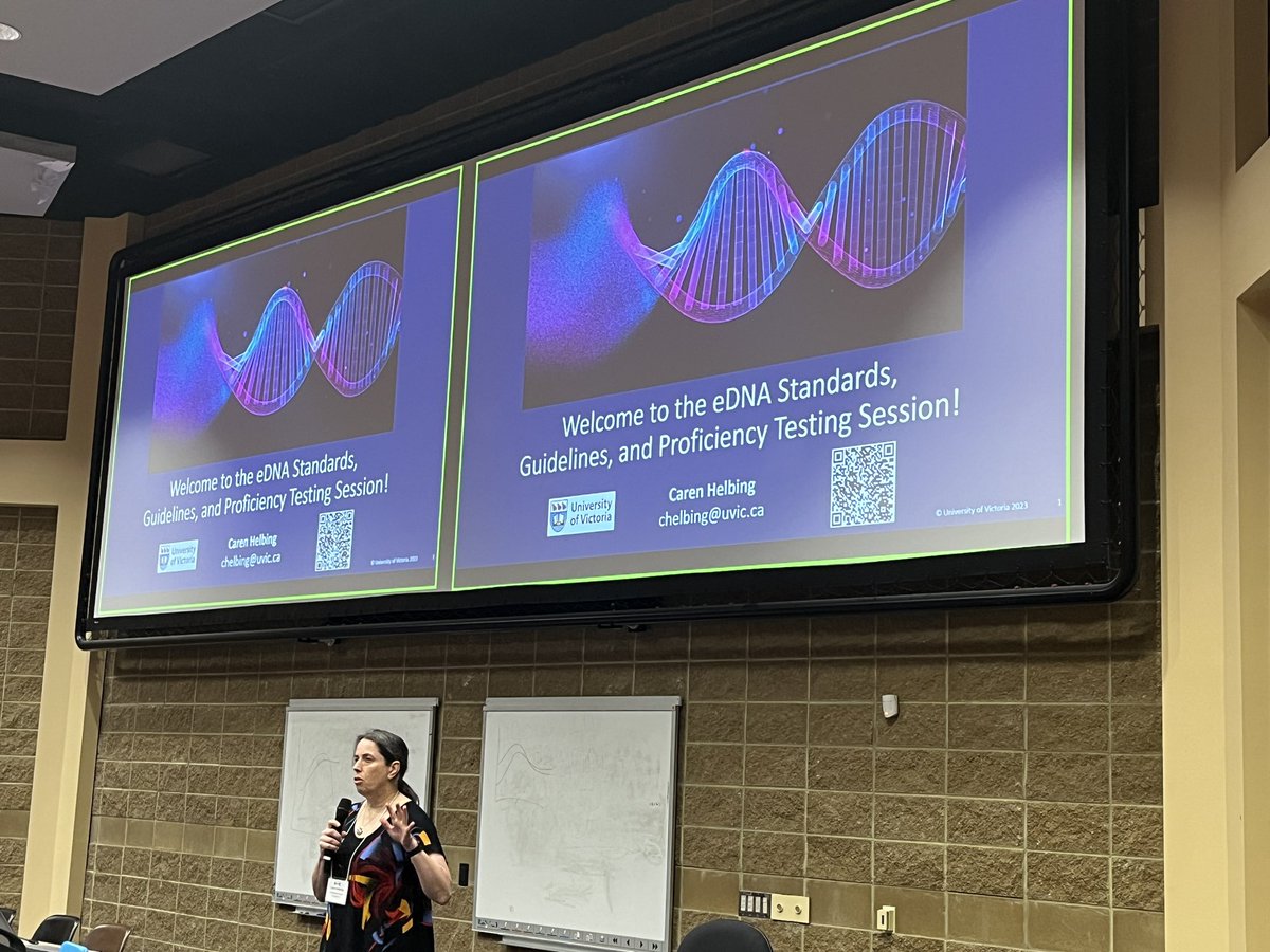 First panel discussion happening now! eDNA Standards, Guidelines, and Proficiency Testing Session #PISCeS2023