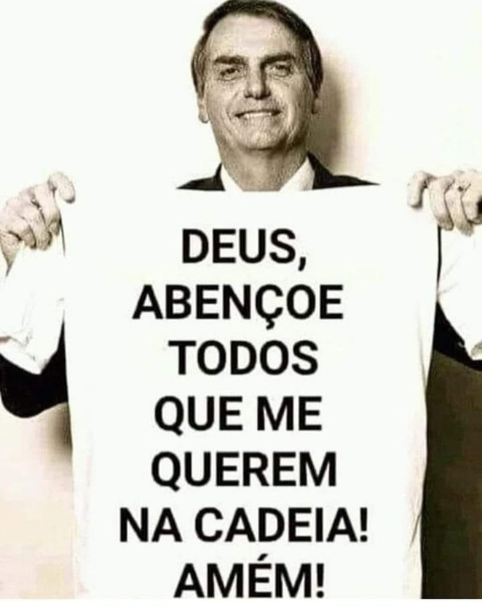 BOLSONARO NA CADEIA.
#BolsonaroNaCadeia