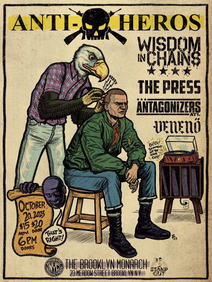 WisdominChains's tweet image. Been a minute since we played Brooklyn, come out.  #antiheros #thepress #theantagonizers #veneno #brooklynmonarch