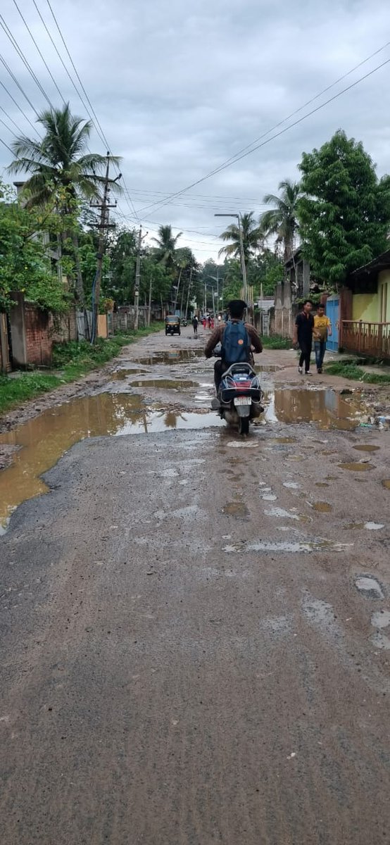 Moondiphu's tweet photo. I wonder this is the Road condition of Dharamnala, Diphu ward no 3,Goes to Two very renown school namely Chandra Sing Teron HS School &amp; Binapani HS School and also to the only Girls College of Karbi Anglong District. #MPLADS,#PWD,#Town_and_Country_Planning. https://t.co/4SErAeD5U5