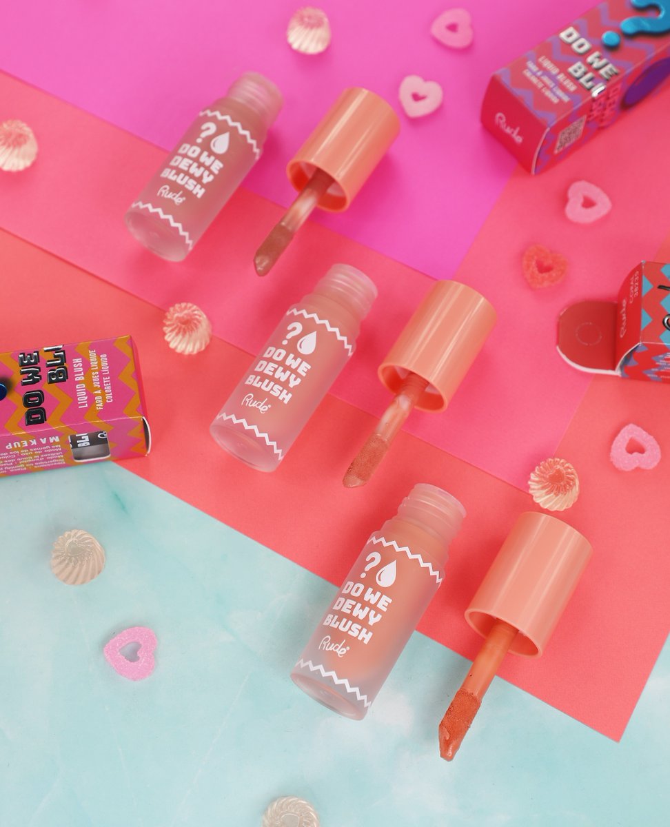 Dewy Blush 💖 *NEW*

DO WE DEWY LIQUID BLUSH: This liquid blush will leave you with a healthy, radiant finish. 🥰 
—⁠
💖 USD $10.00 each
—⁠
👉 rudecosmetics.com 👈