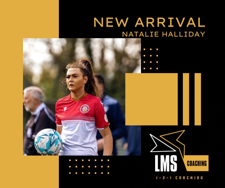 lms_coaching's tweet photo. ⚡️ NATALIE HALLIDAY ⚡️

Welcome @xhnataliex, Centre Back for @stevenagefcw. 

Natalie will be joining us for some 1-2-1 sessions throughout the summer so she is fit and sharpe for the new season.

Looking forward to working with you. https://t.co/tmVsEC6Yjr