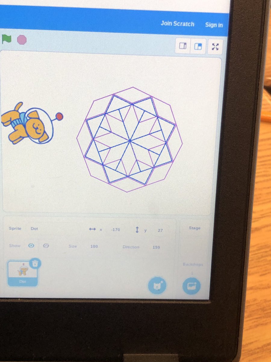 Ms_Mathlete's tweet photo. The 5/6s discussed geometric shapes, patterns &amp; angles. Students created patterns using geometric shapes and 2 different colours. The success criteria for the task was to execute code that involved conditional statements &amp; control structures. #dpmathleads @StAlfred_dpcdsb https://t.co/mxEI5Hpo2L