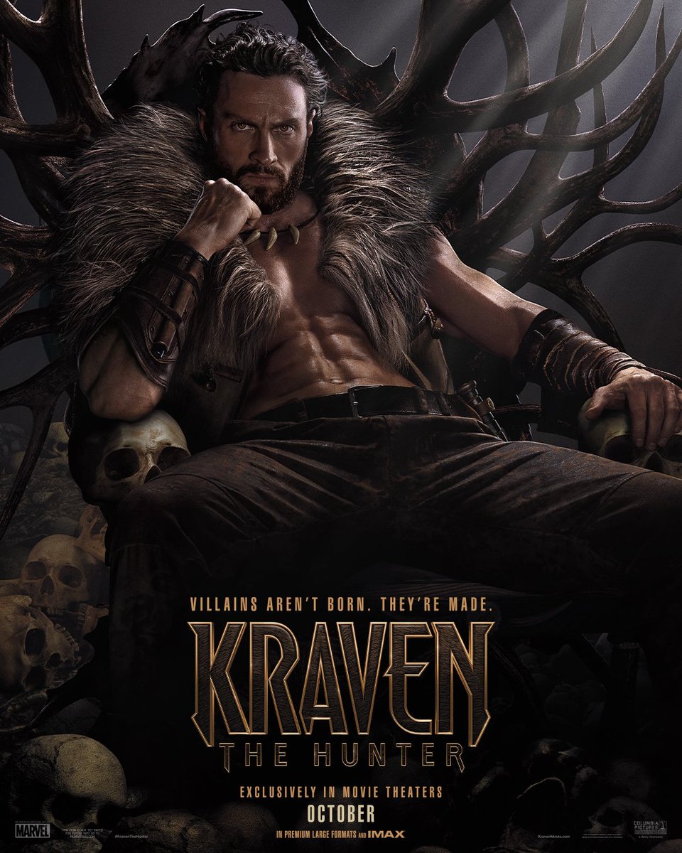 First poster for #KravenTheHunter