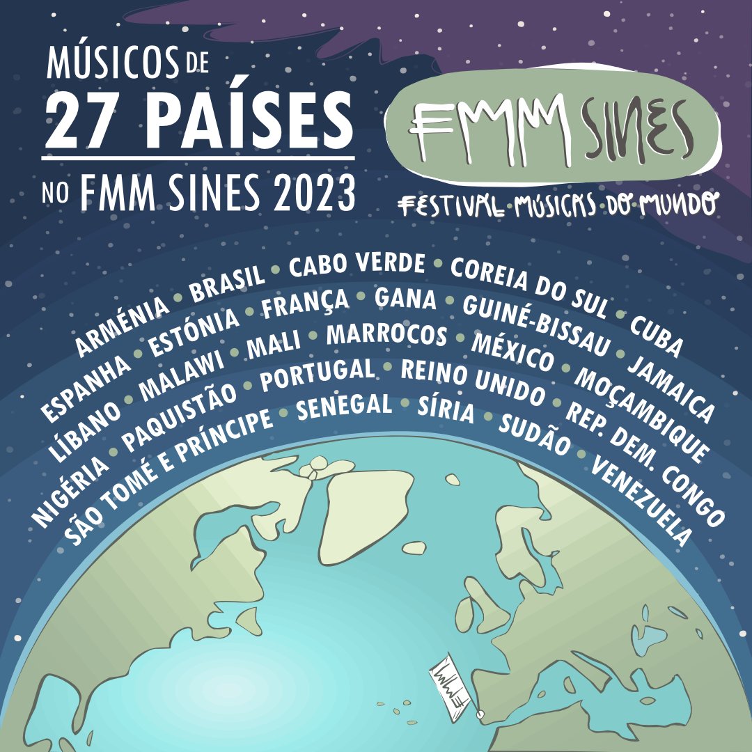 Um festival de diversidades, a começar pela geográfica.