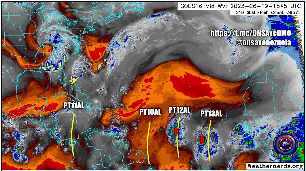 #METEOve 19 1200AST JUN2023 - BOLETÍN ESPECIAL onsa.org.ve/comunidad/foru… #METEOCON2 #DT3 #DT03AL