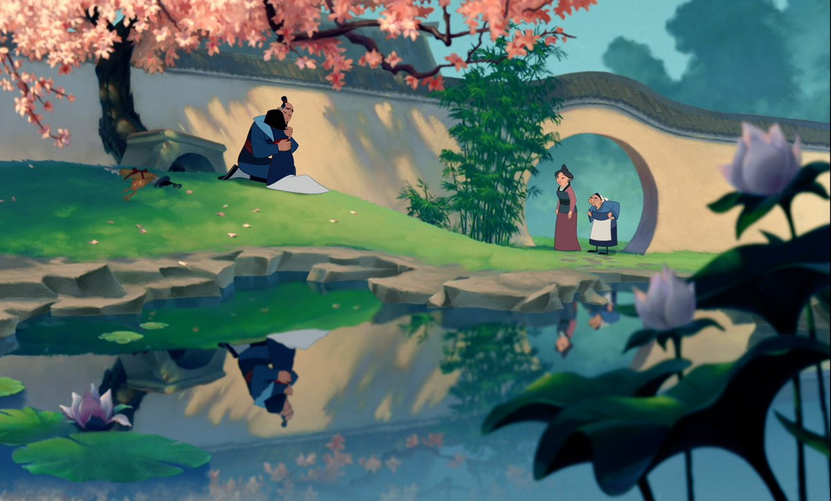 'The flower that blooms in adversity is the most rare and beautiful of all.' Happy 25th anniversary to Mulan!