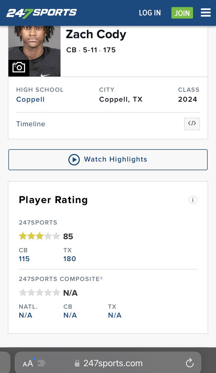 Blessed to be ranked as a 3 star ⭐️ by <a href="/247Sports/">247Sports</a> ‼️‼️