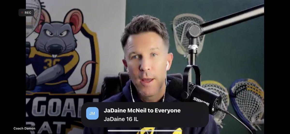 Getting my Lax Goalie Rat Goalie Summit on today!!