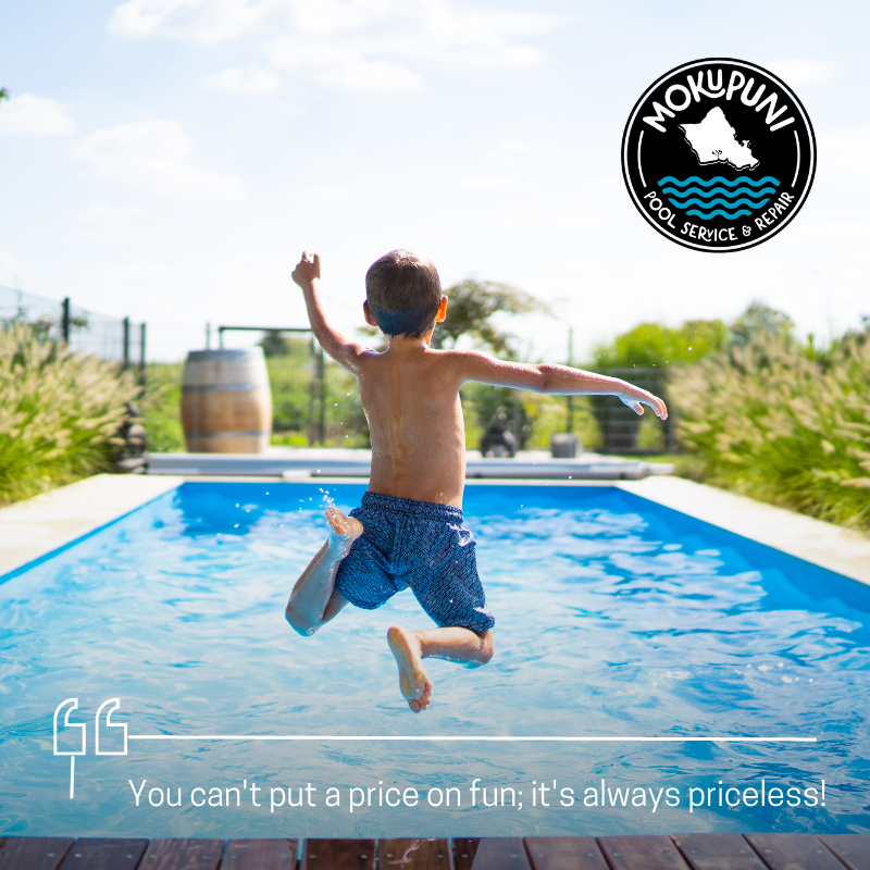 'You can't put a price on fun; it's always priceless.' — Stanley Victor Paskavich.
.
.
#poolfun #vibes #swimmingpool #poolcleaners #pool #pools #poolandspa #poolcleaning #poolrepair #Honolulu #Oahu #MokupuniPools