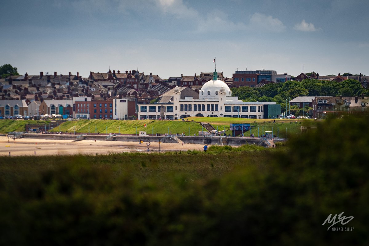 @MySpanishCity today, viewed from across the bay. #WhitleyBay #NorthTyneside
