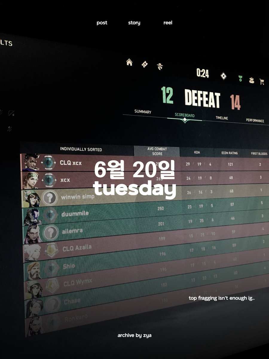 ㅤ
    ͏͏

                 6월 20일   ╱   tuesday
͏       ﹫poeszya added to their story

    ͏͏
    ͏͏