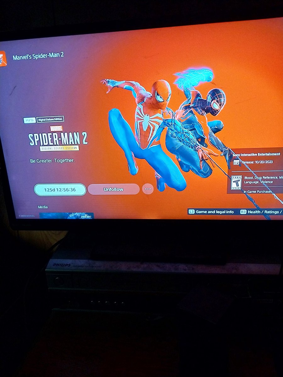 Trayonis1's tweet photo. @SpiderManCD Got the digital deluxe edition https://t.co/XGn5V094YZ