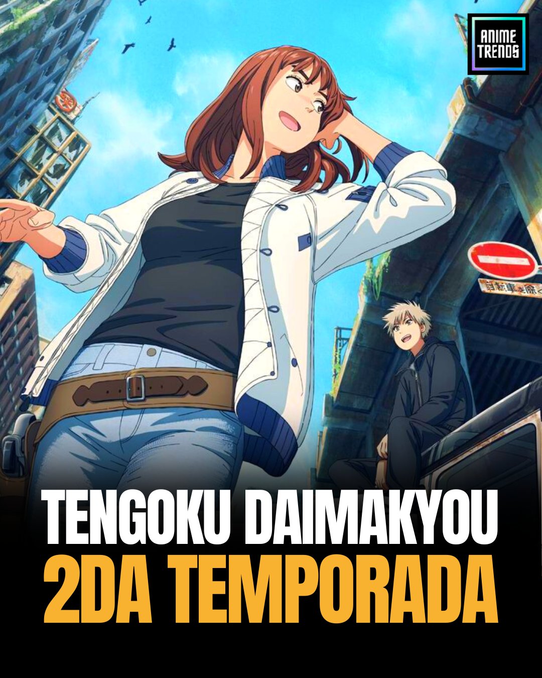 VAI TER A 2º TEMPORADA DO ANIME TENGOKU DAIMAKYOU (Heavenly