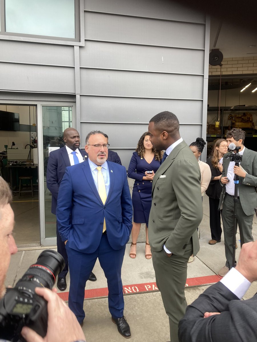 The insights and guidance shared by <a href="/SecCardona/">Secretary Miguel Cardona</a> during our meeting last week will undoubtedly shape my future endeavors and strengthen my commitment to creating meaningful impact within the field of education. Honored and humbled by this opportunity..