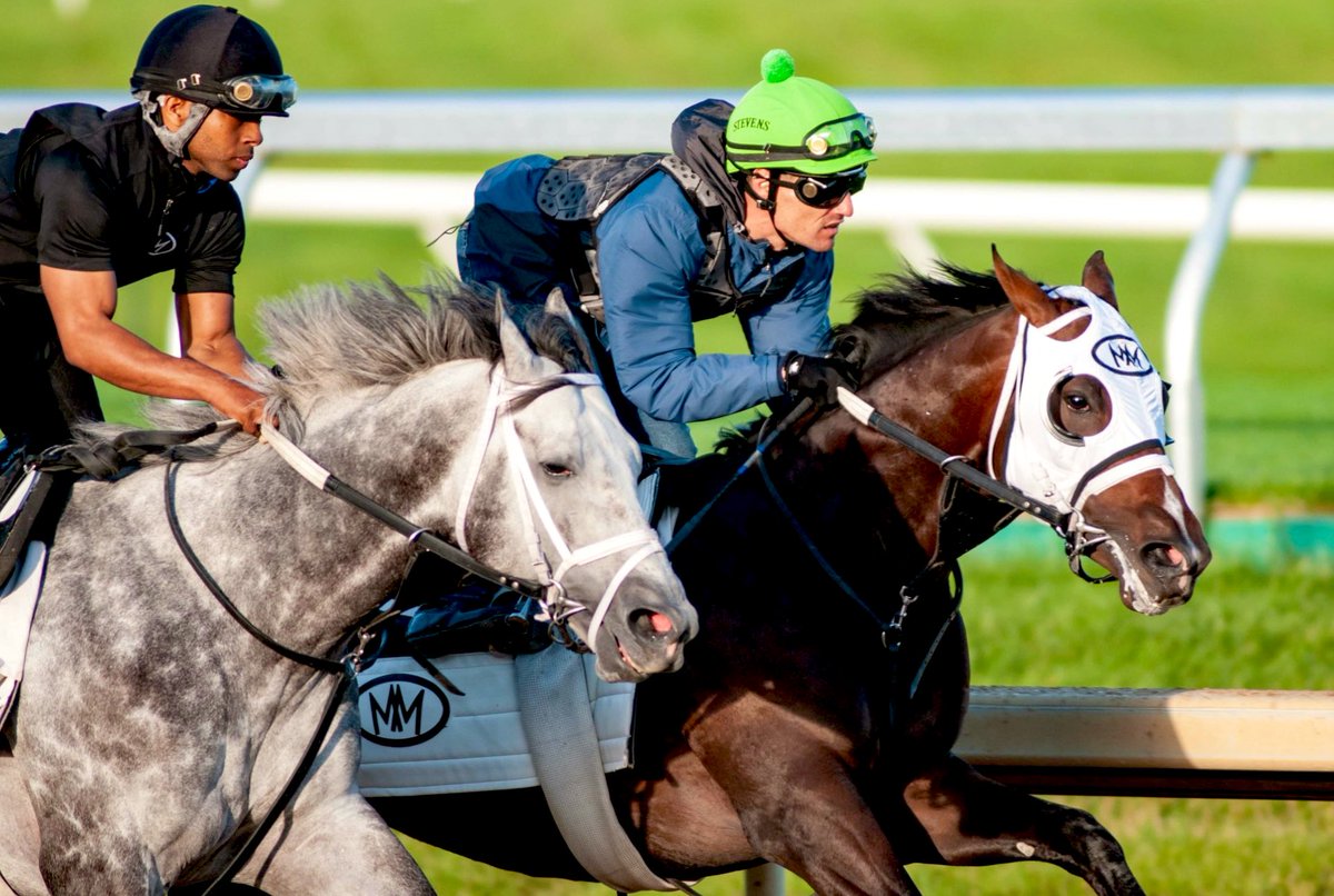 Close Talker 
[Candy Ride (ARG) x Two Taps]

working inside 
Field Pass 
(Lemon Drop Kid x Only Me)

with <a href="/torychad13/">T.C. Stevens</a> up for <a href="/trainerMMaker/">Mike Maker</a> 

the three year old will debut tomorrow in Race 1 <a href="/HSIndyRacing/">Horseshoe Indianapolis Race Course</a> for Nice Guys Stables