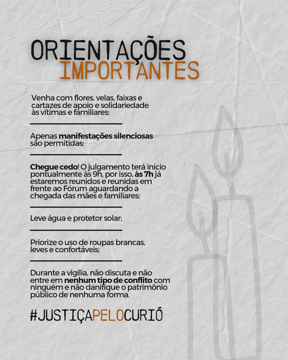 11docurio's tweet photo. Vigília em apoio às vítimas e familiares da Chacina do Curió. Orientações importantes >> https://t.co/bP2ya2KlWL