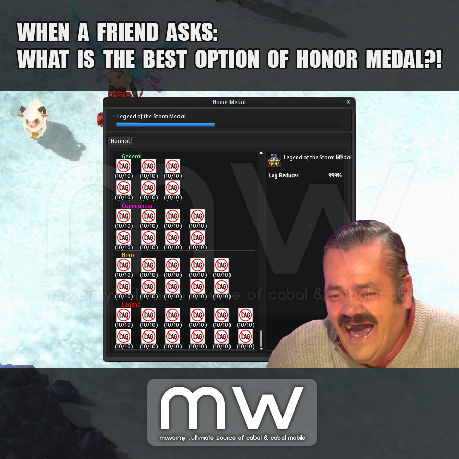 Mr_Wormy's tweet photo. When a friend asks for the BEST OPTION in #CABAL?!

#MrWormy #Cabal #CabalOnline #CabalTranscendence #WormyCabal #CabalMeme #WormyMeme https://t.co/A3izS3NzYP