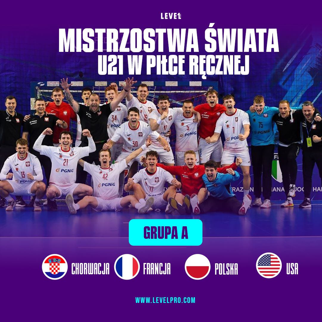 Levelprocom's tweet photo. 📲🔴 Już jutro startują Mistrzostwa Świata U21 w piłce ręcznej! 🇵🇱

Trzymamy kciuki za naszą reprezentację, która zmierzy się jutro z USA! 💪 https://t.co/Vx7E4BiVHh