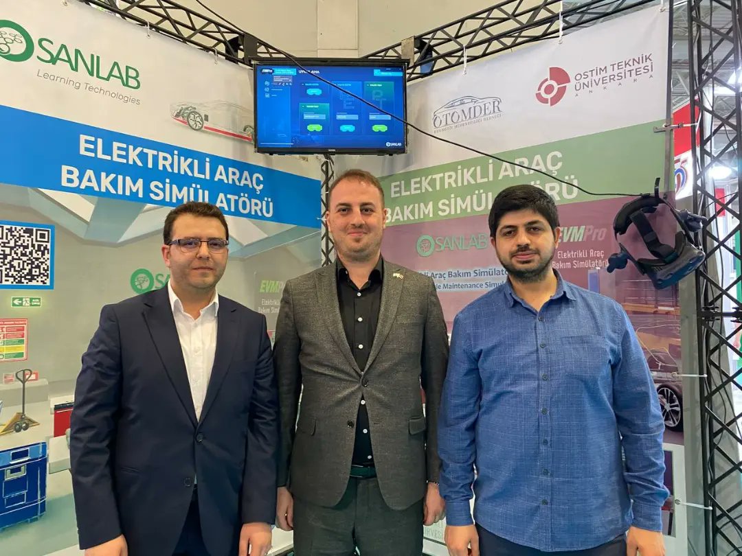 Otomder's tweet image. Otomotiv Sektörünün En Büyük Fuarlarından Automechanika İstanbul’da OTOMOTİV MÜHENDİSLİĞİ DERNEĞİ (OTOMDER) olarak yerimizi aldık.

Fuara özel olarak getirdiğimiz Elektrikli Araç Bakım Simülatörü ile ziyaretçilerimize eşsiz bir deneyim imkanı sunduk.

#otomder #sanlab #tobfed