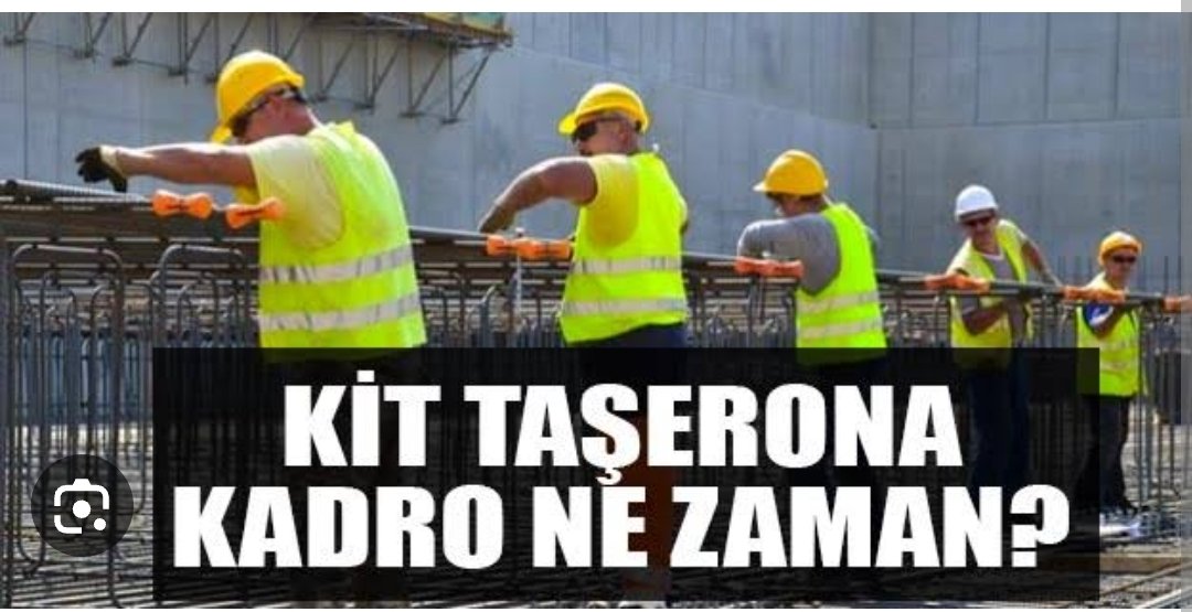 Kittaseronkadrosuertelenemez  <a href="/RTErdogan/">Recep Tayyip Erdoğan</a> 
<a href="/dbdevletbahceli/">Devlet Bahçeli</a> 
<a href="/ErbakanFatih/">Dr. Fatih Erbakan</a> 
<a href="/_cevdetyilmaz/">Cevdet Yılmaz</a>
<a href="/isikhanvedat/">Prof. Dr. Vedat Işıkhan</a>
<a href="/Akparti/">AK Parti</a> <a href="/mhp/">Mark H Pavlidis</a>
Geçen 6 yılda bir çok çalışma bakanı söz verdi hala kadro vermedi.