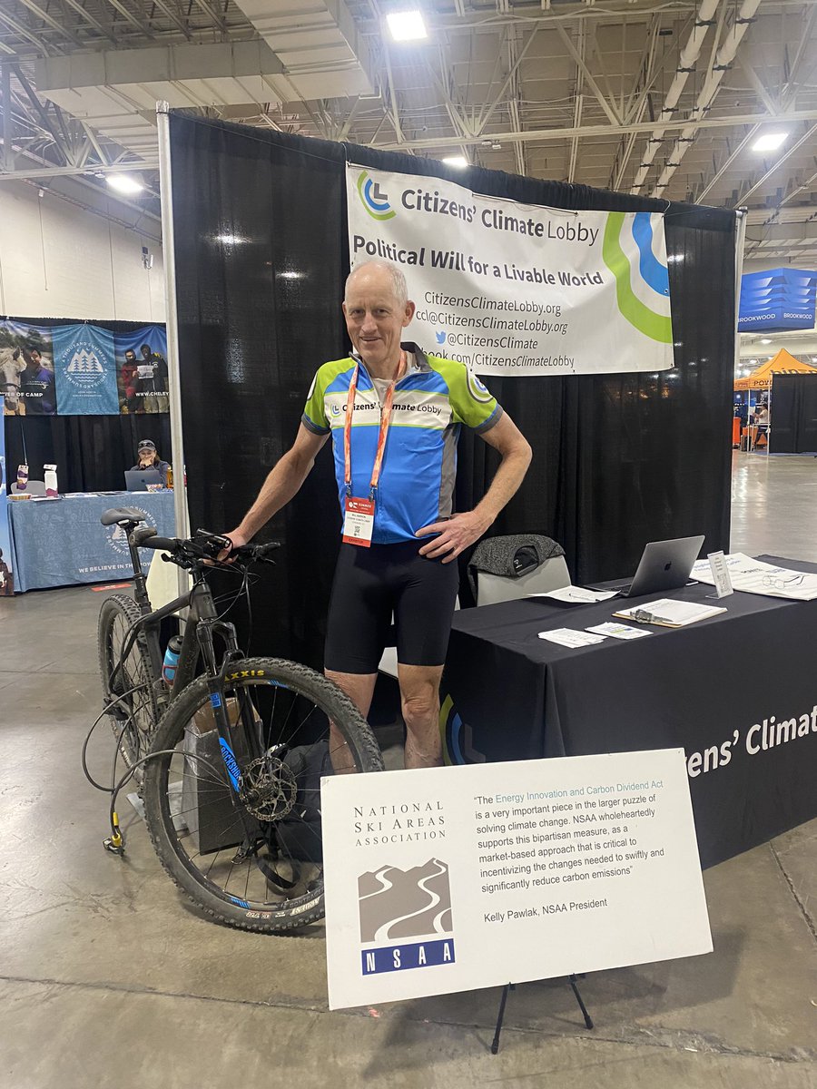 Come visit Citizens’ Climate Lobby at the Outdoor Retailer Summer Show. Great conversations! @citizensclimate  #grassrootsclimate