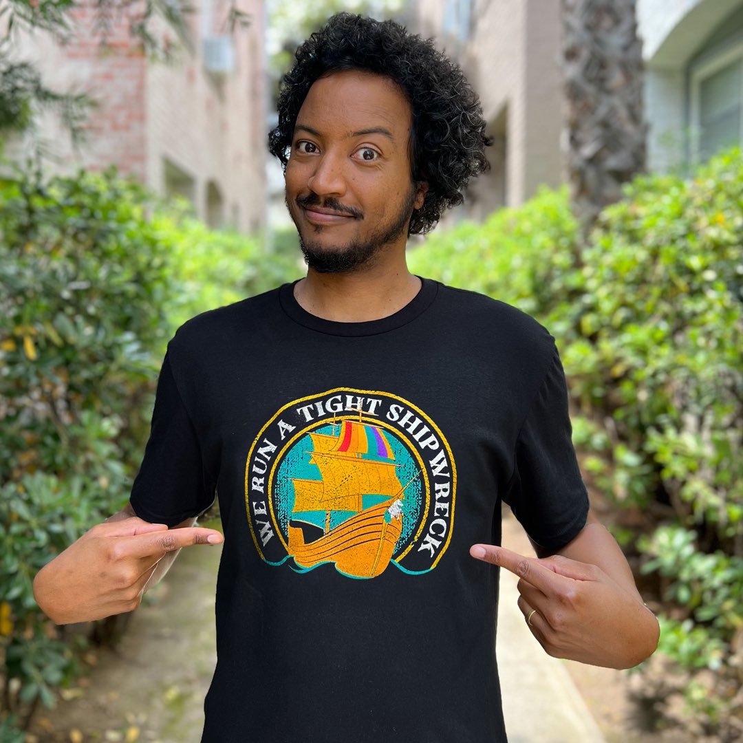 Attention Crew: just one week left to get my Shipwreck tees benefiting <a href="/TrueColorsUnite/">True Colors United</a>!🏴‍☠️🌈🦄 Your support has been phenomenal, thank you for embracing your inner chaos babies and helping protect homeless lgbtq+ youth🙏🏾❤️🏳️‍🌈🏳️‍⚧️ shopstands.com 
#ofmd #pridemonth