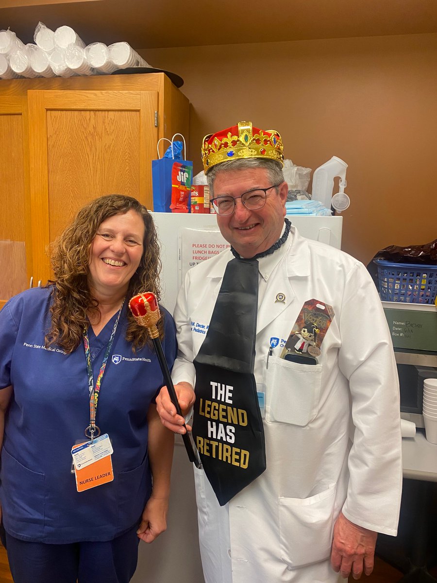 Ross M. Decter, M.D. has dedicated 36 yrs to improving the lives of kids, teaching numerous medical students & residents, & contributing both locally and nationally to advancing the field of pediatric urology. Today, our clinic began his retirement/farewell parade with a potluck!