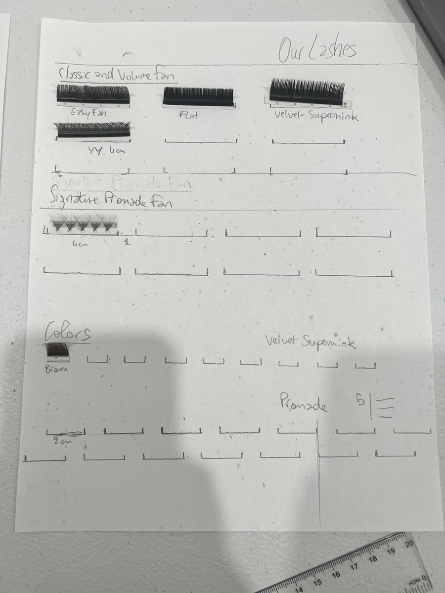 today in bfly studios we’re making a lash book for our client to show all their types of lashes off 🫣