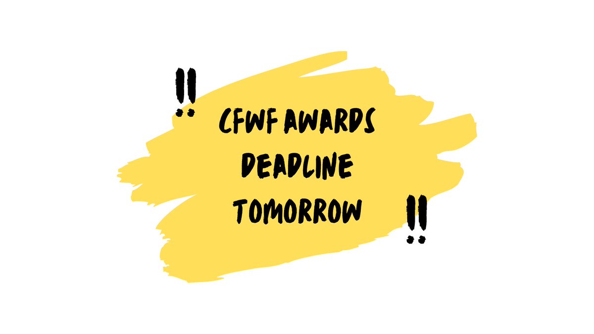 CFWF (@cdnfarmwriters) on Twitter photo ⚠️ Final Call! ⏰📣 The deadline for the CFWF Awards for journalists is tomorrow! Don't wait any longer to submit your outstanding work.
🗓️ Deadline: July 3, 2023, at 11:59 PM PDT 🕚
This is your last chance to showcase your journalistic talent. Don't miss out! ⚠️ Final Call! ⏰📣 The deadline for the CFWF Awards for journalists is tomorrow! Don't wait any longer to submit your outstanding work.
🗓️ Deadline: July 3, 2023, at 11:59 PM PDT 🕚
This is your last chance to showcase your journalistic talent. Don't miss out!