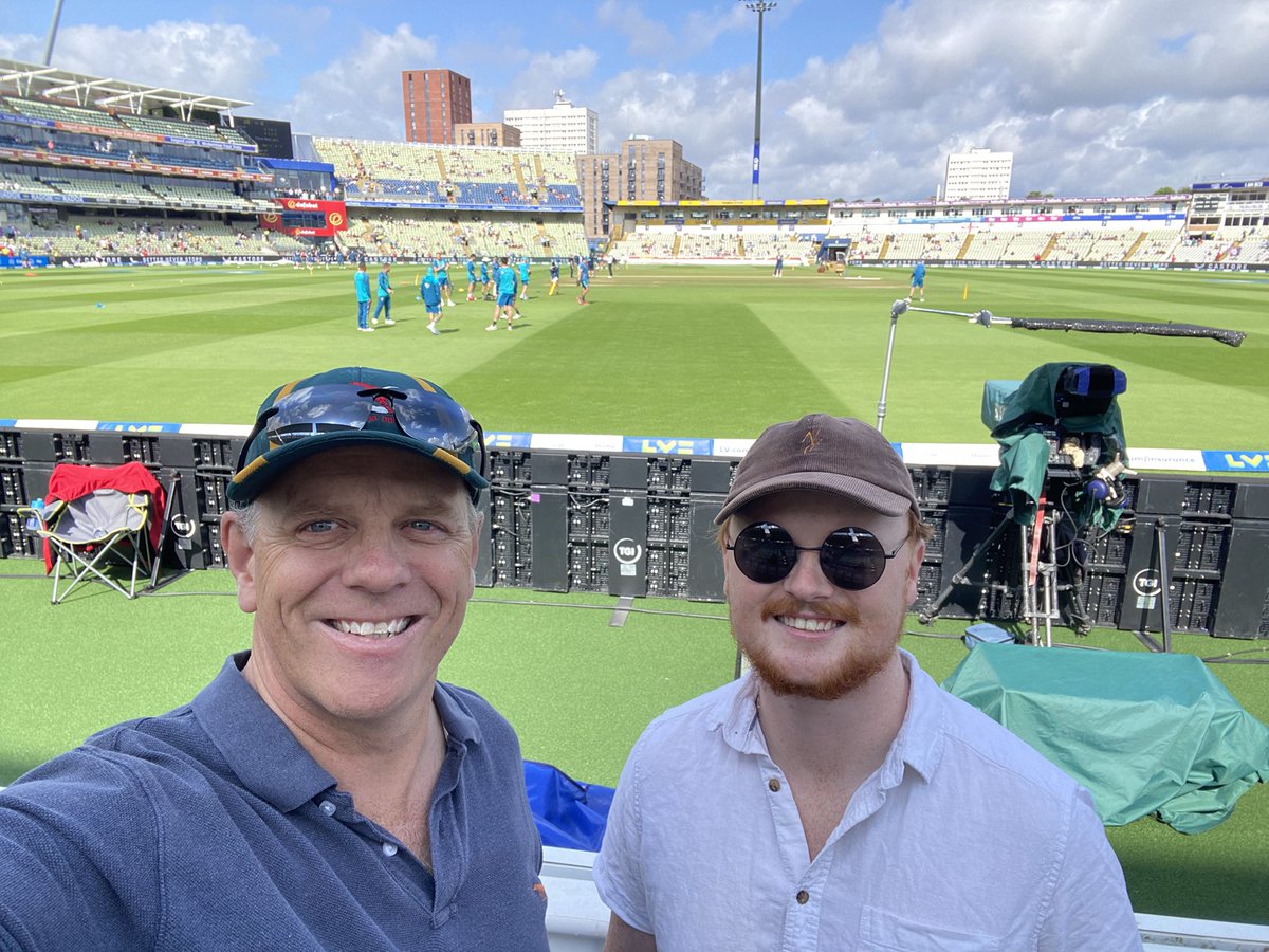 Amazing days cricket at Edgbaston, magnificent atmosphere. Game poised for a great finish tomorrow!