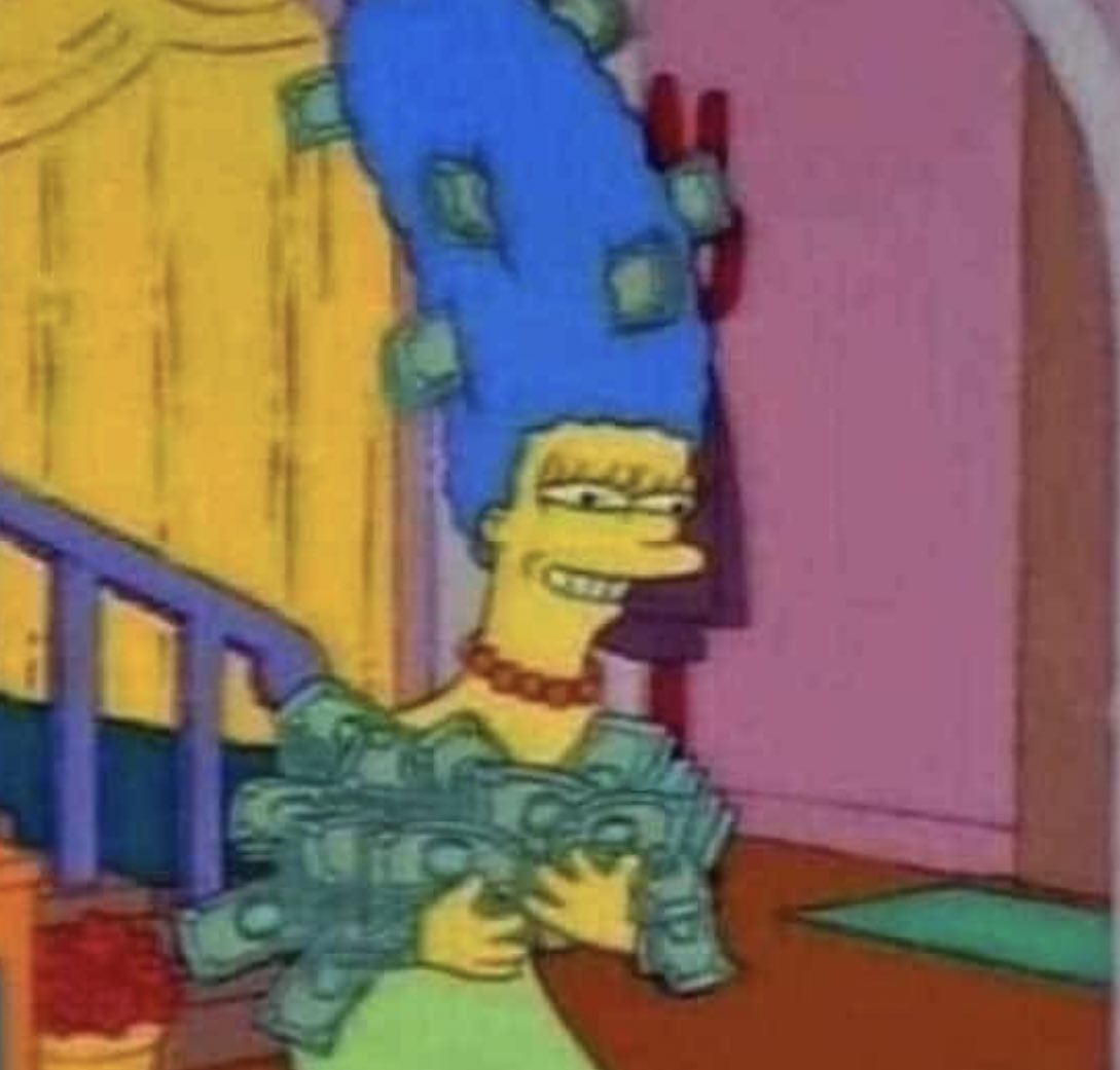 Acabas de ver a Marge con dinero, retwittea y mañana mismo serás millonario, 100 % real no fake!