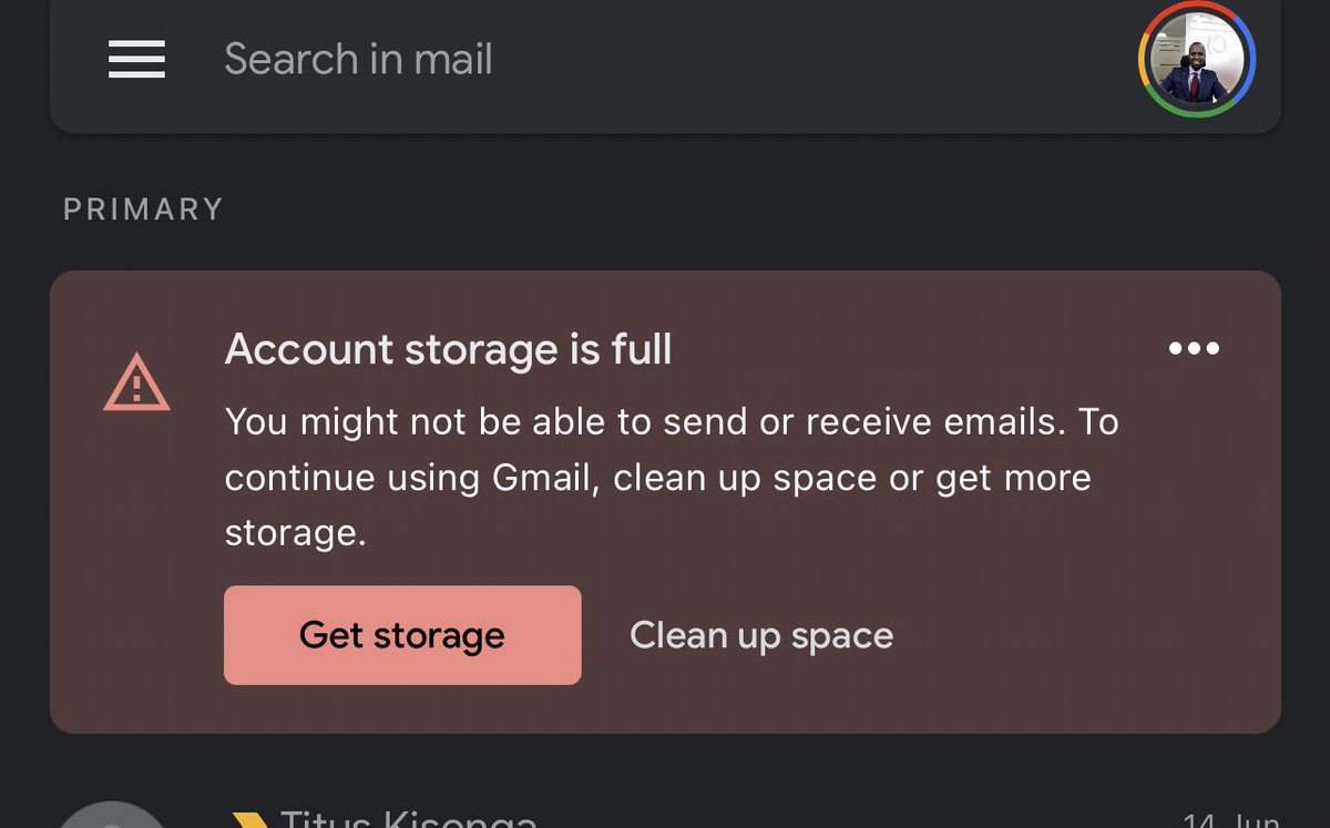 robertrotich850's tweet photo. @googleafrica @Google @GoogleAI 

After doing a plan of 100gb per month why do I still have this message on my gmail account. Please advise https://t.co/AVuyhzQNll