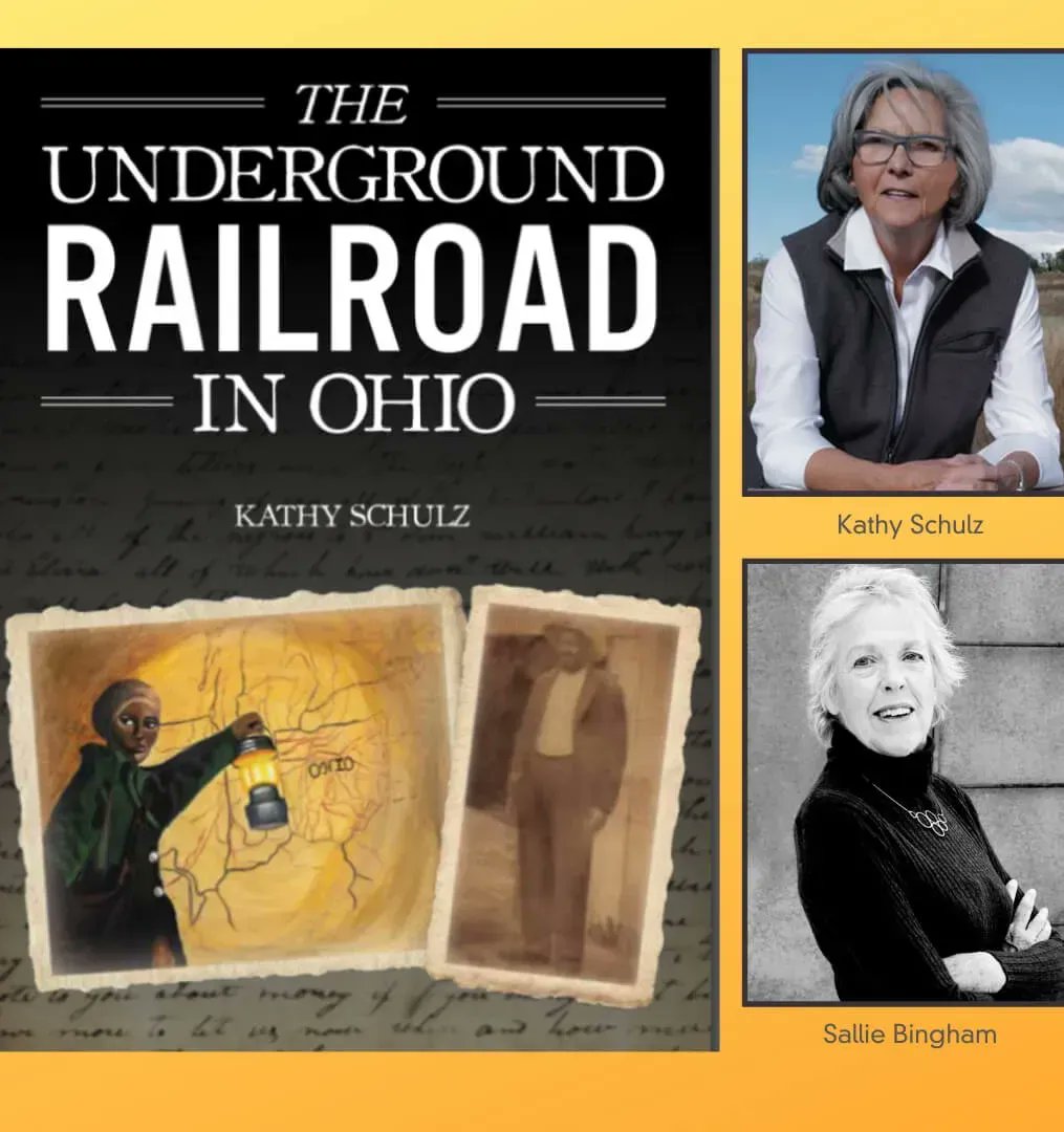 I had the priviledge of discussing the #UndergroundRailroad in #Ohio and #Kentucky with #KathySchulz last week at #CollectedWorksBookstore in #SantaFeNM. Watch online: s-b.io/42wvSQ7 #KY #OH #TheCityDifferent
